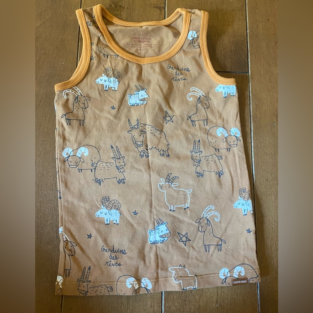 2 camisoles  souris Mini size 4-5 🐭